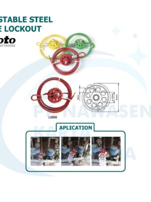 Adjustable Steel Cable Lockout - LS808