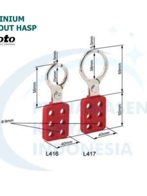 Aluminium Lockout Hasp - L416 L417