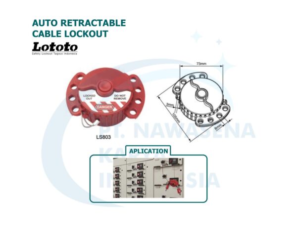 Auto Retractable Cable Lockout - LS803