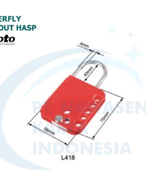 Butterfly Lockout Hasp - L418