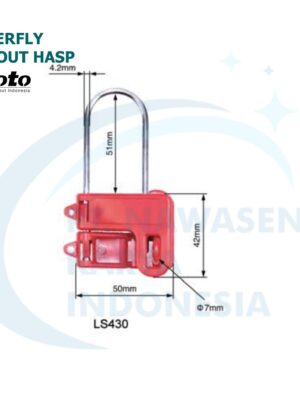 Butterfly Lockout Hasp - LS430