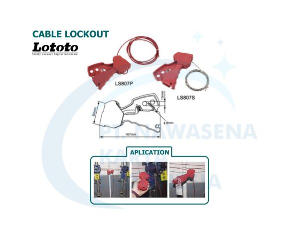 Cable Lockout - LS807P LS807S