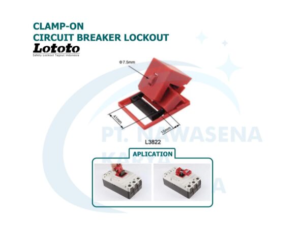 Clamp-on Circuit Breaker Lockout - L3822