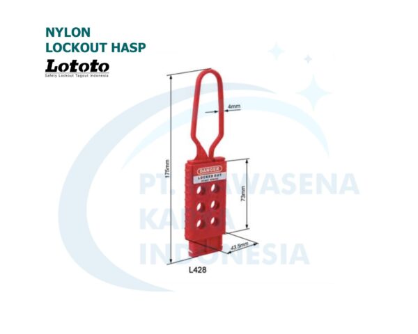 Nylon Lockout Hasp - L428