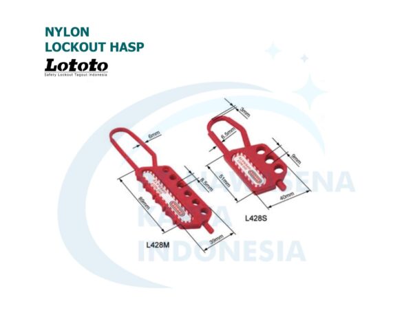 Nylon Lockout Hasp - L428M L428S