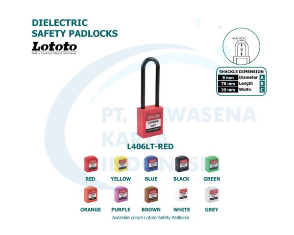 Safety Padlock - Lototo L406LT