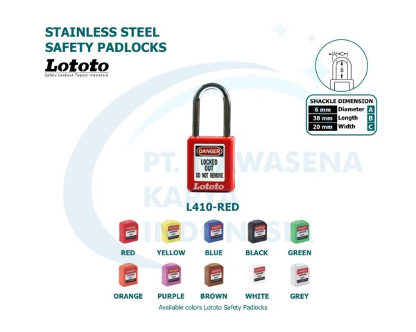 Safety Padlock - Lototo L410