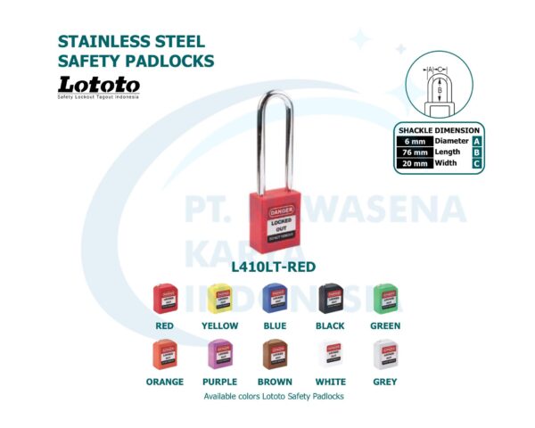 Safety Padlock - Lototo L410LT