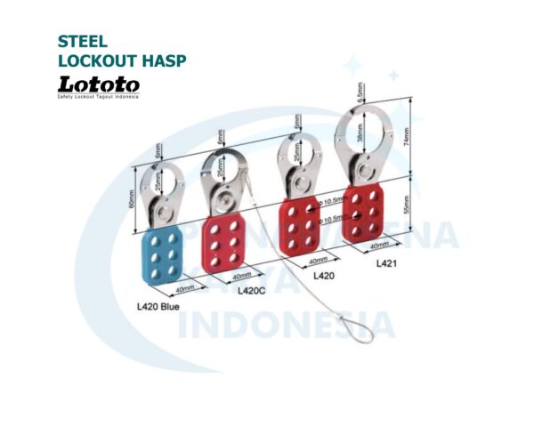 Steel Lockout Hasp - L420 L421