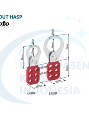 Steel Lockout Hasp - L420P L421P